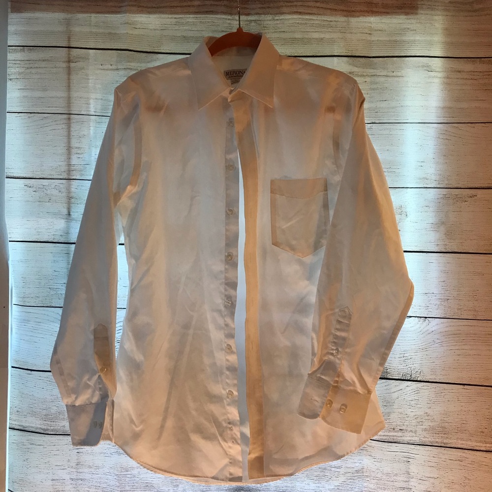 Men’s Merona white dress shirt 14-14 1/2